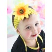 Summer Yellow Headband Sunflower Hair Clip H1031